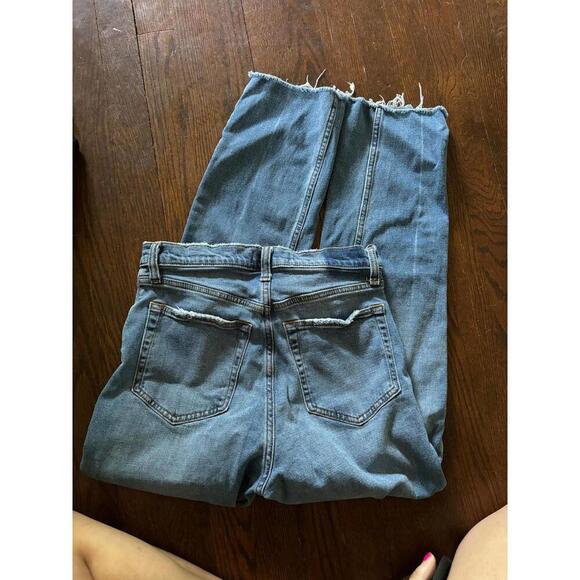 DISCOUNT SHIPPING Abercrombie & Fitch High Rise Ankle Straight Jeans - Size 29 - Picture 5 of 5